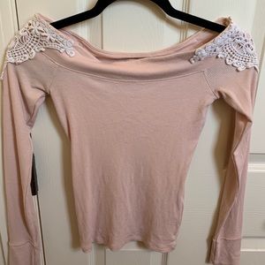 Hollister off the shoulder shirt